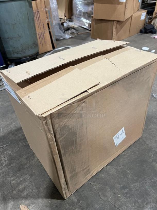 Brand new Eagle Group 1800 Series stainless steel blender station, Model MA418, boxed, SN: 2001240511.