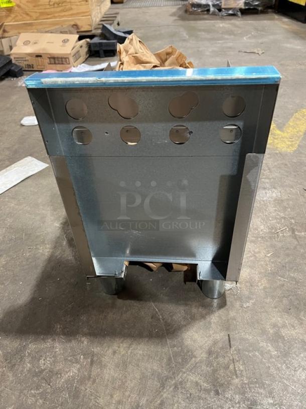Brand new Eagle Group 1800 Series stainless steel 12" liquid waste step-down blender station, model MA4-18, modular unit.