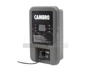 Brand new Cambro Pro Cart Ultra PCMHX615, charcoal gray, electric-powered hot module, adjustable temperature, 115V.