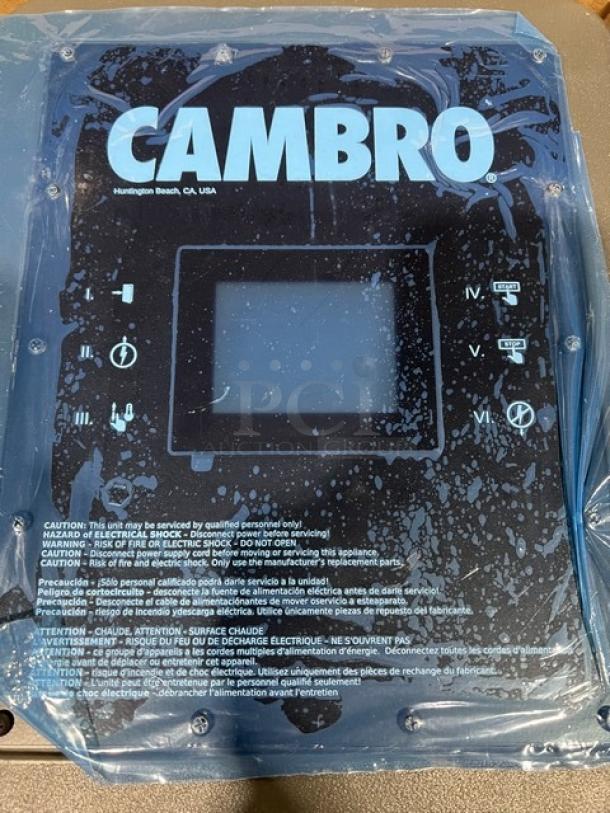 Brand new Cambro Pro Cart Ultra Series hot module, model PCMHX615. Charcoal gray, adjustable temperature, 115V.