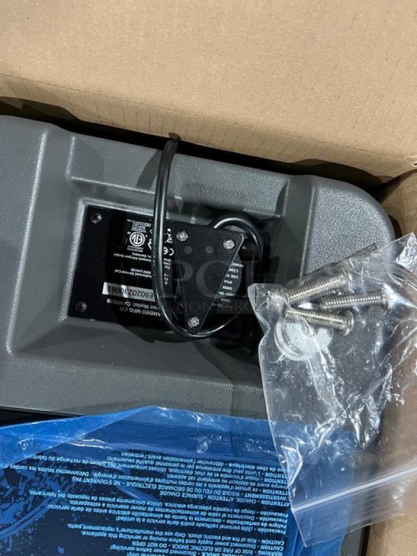 Brand new Cambro Pro Cart Ultra PCMHX615, charcoal gray hot module, adjustable temperature, includes screws, 115V.