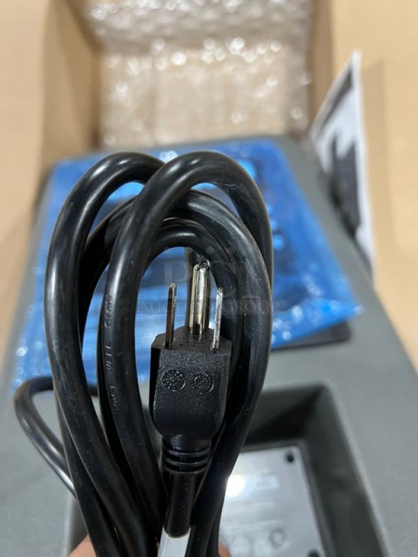 Brand new Cambro Pro Cart Ultra Series electric hot module, model PCMHX615. Charcoal gray, adjustable temperature, 115V.