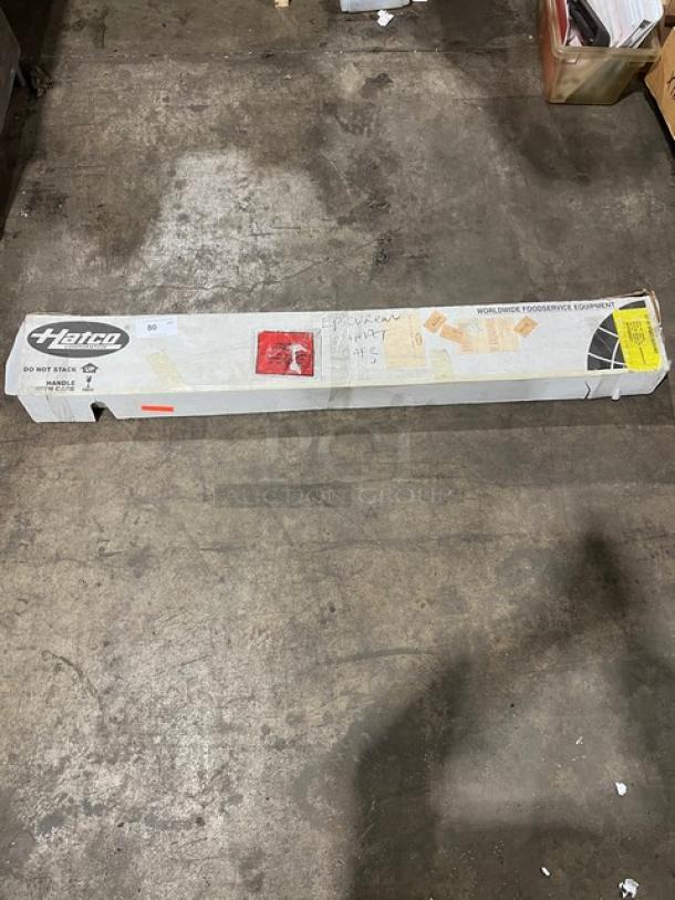 Brand new Hatco Glo-Ray Series GRAH-60 infrared warmer in original packaging. Model: GRAH-60, 120V, 1 Phase.