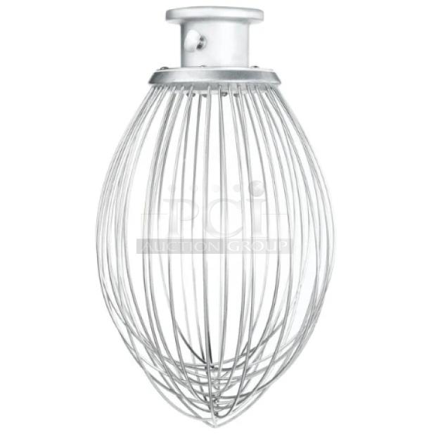 BRAND NEW Hobart Legacy Series 80 Qt. Stainless Steel Wire Whip Attachment, Model DWHIP-HL80. Ideal for commercial mixers.