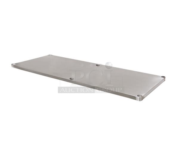 Advance Tabco UG-2496 galvanized steel undershelf, 24"x96", brand new, adjustable, 18-gauge, commercial use.