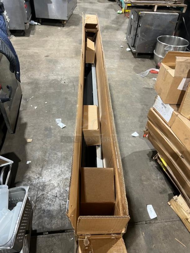 Brand new Advance Tabco UG-24-96 commercial worktable undershelf in packaging. 18-gauge galvanized steel, 24"x96", adjustable.