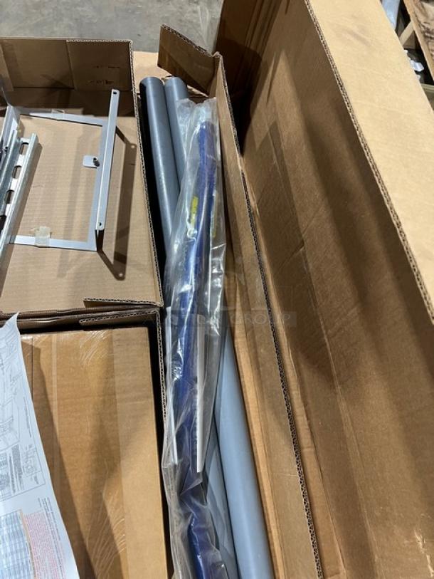 Brand new Alto-Shaam AO-35372 Combi Stack Up Installation Kit in original packaging. Includes components and instructions.