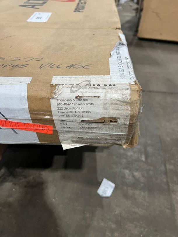 Brand new Alto-Shaam Combi Stack Up Installation Kit, Model AO35372, sealed in original packaging. Box shows slight wear.