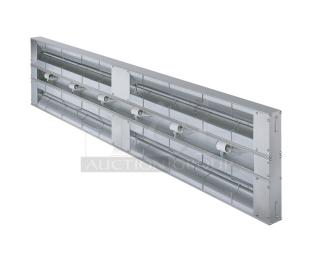 Hatco Glo-Ray GRAHL54D infrared warmer, 54" aluminum, dual high wattage, 3" spacer, toggle controls, brand new.