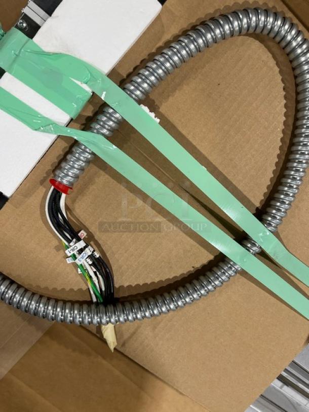 Brand new Hatco Glo-Ray GRAHL-54D infrared warmer, aluminum, 54", tags with toggle controls, 120V, 1 phase.