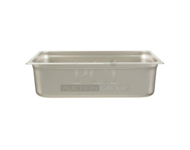 Winco SPJH106 full-size stainless steel anti-jam steamtable pan, 6" deep, brand new condition.