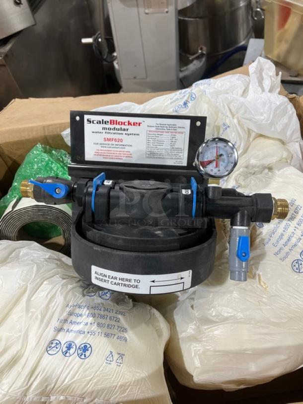 Brand new Vulcan SMF620SYSTEM commercial water filtration system with pressure gauge.
