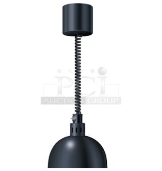 Hatco DL-750-RTN heat/warmer lamp, 120V, brand new, black finish, adjustable height, commercial electric model.