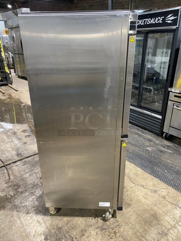 Alto-Shaam 2022 Halo Heat Series Cook-N-Hold Oven, Model 1200TH, stainless steel, half door, on casters, 208-240V 1 Phase.