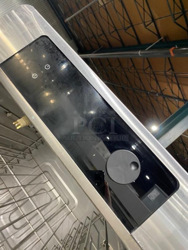 Alto-Shaam 1200TH Cook-N-Hold Oven, 2022 model, stainless steel, electric, half door, full height, on casters, model 1200-TH.