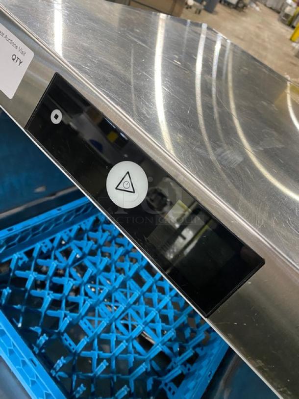 Hobart LXNR Advansys Series stainless steel undercounter dishwasher, Energy Star certified, with peg rack, model 231262127.