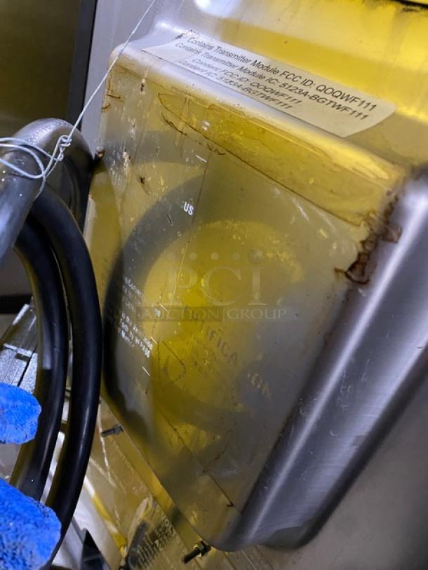 MerryChef Eikon E2S high-speed oven, black, electric-powered, 2022 model, commercial countertop appliance, visible control panel.