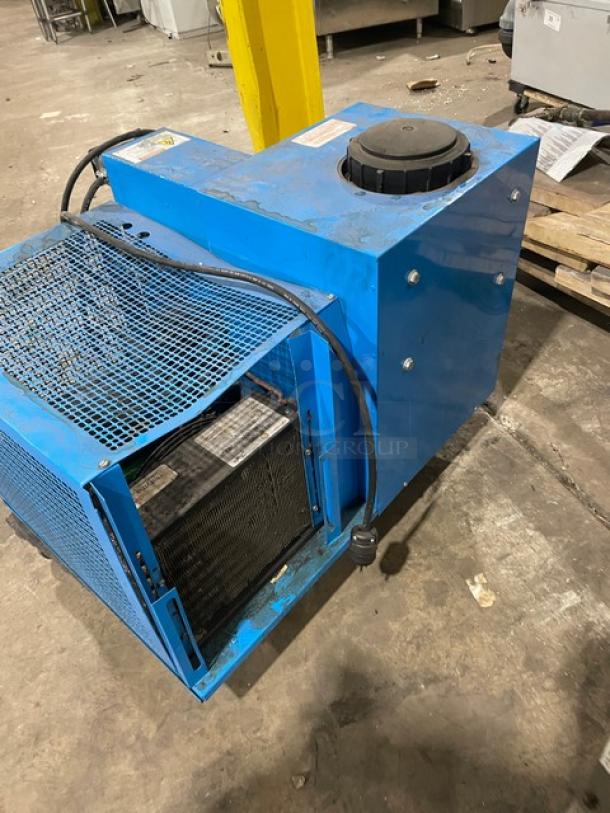 Banner Perfecta Pour Cold-Blast 60835A commercial blast chiller, electric, air-cooled, 115V 1 Phase. Some wear visible.