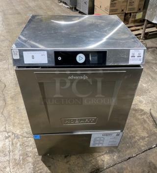 Hobart Advansys Series Commercial Stainless Steel Electric Powered Undercounter High-Temperature Dish Washing Machine! Energy Star Certified! With Peg Rack! Model: LXNR SN: 231262127! 120/208V 1 Phase! - Item #1226996
