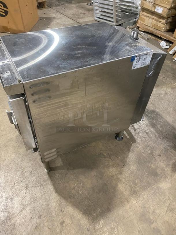 Southbend Simple Steam Series EZ-3 countertop stainless steel steamer, electric 208V, 3 phase, on legs, good condition.