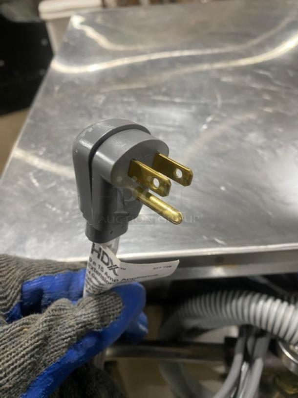 CMA Energy-Mizer undercounter dishwasher, stainless steel, Model L1X16, electric, low temp, with heater, 115V, 1 phase.