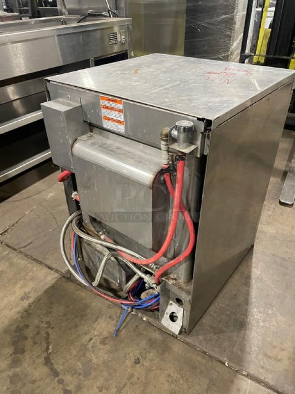 Hobart Advansys LXe Series LXER commercial dishwasher, stainless steel, undercounter, high-temp, 120/208-240V, 1 Phase.