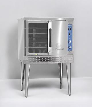 Superb Condition Imperial Gas Convection Oven PCVG-1, stainless steel, natural gas, 120V, fully tested, excellent condition.
