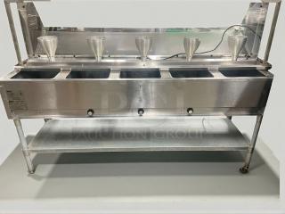 Immaculate Eagle Group Electric Steam Table with Sneeze Guard, Model DHTS-240, 240V, Single Phase, fully tested.