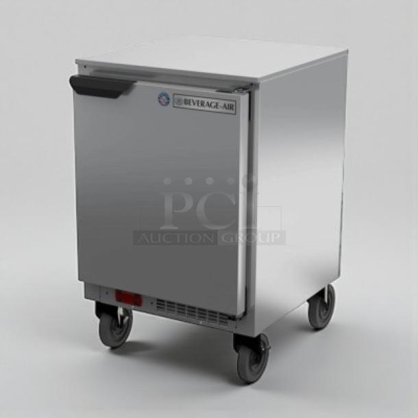 Immaculate Beverage-Air UCR27A undercounter refrigerator, 115V, single phase, stainless steel, fully tested, working condition.