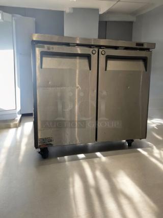 Turbo Air undercounter refrigerator, model MUF-36-N, excellent condition, stainless steel, fully tested, 115V single phase.