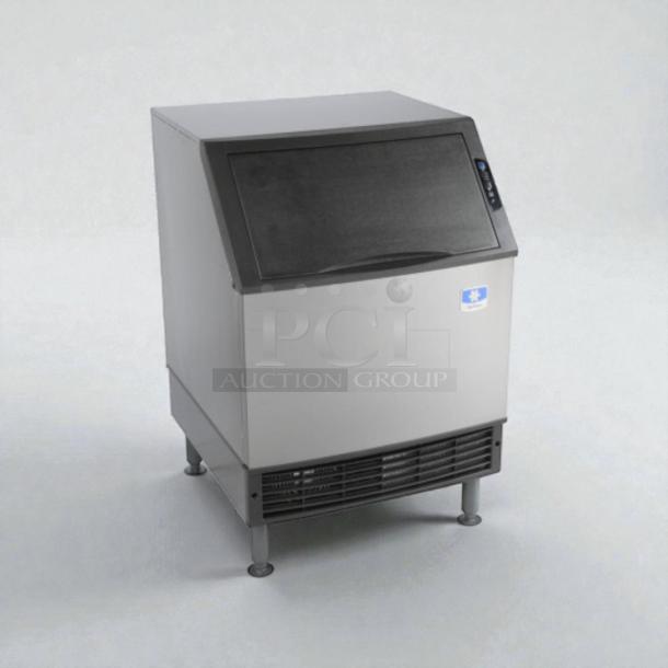 Immaculate Manitowoc UDF0140A-161B ice maker, stainless steel, 115V, single phase, fully tested, commercial-grade.