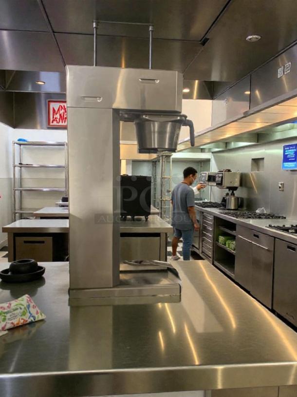 Pristine FETCO TBS-21A commercial tea brewer, 120V, single phase, fully tested, stainless steel, excellent condition.