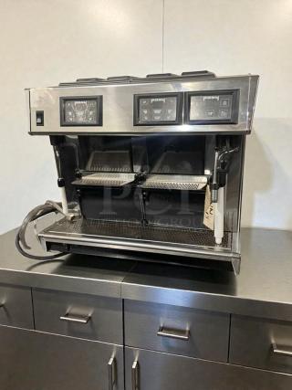 Astoria CMA PONY 2-Group Espresso Machine, fully tested, excellent condition, stainless steel finish, 208V, model AST-L-ESP-0072.