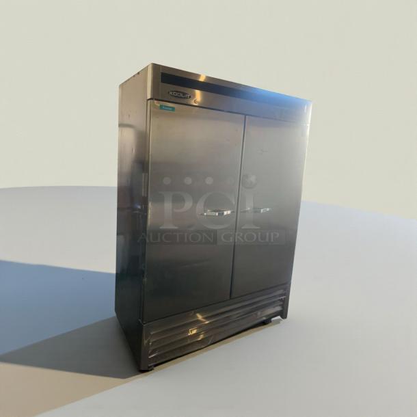 Kool-It 2-Door Reach-In Refrigerator, high-grade condition, model KOO-L-REF-0077, 115V, fully tested and working.