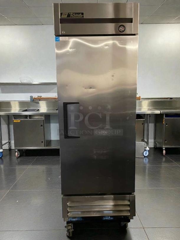True T-23F Commercial Reach-In Freezer, high-grade condition, fully tested, 115V, single phase, by True Manufacturing.