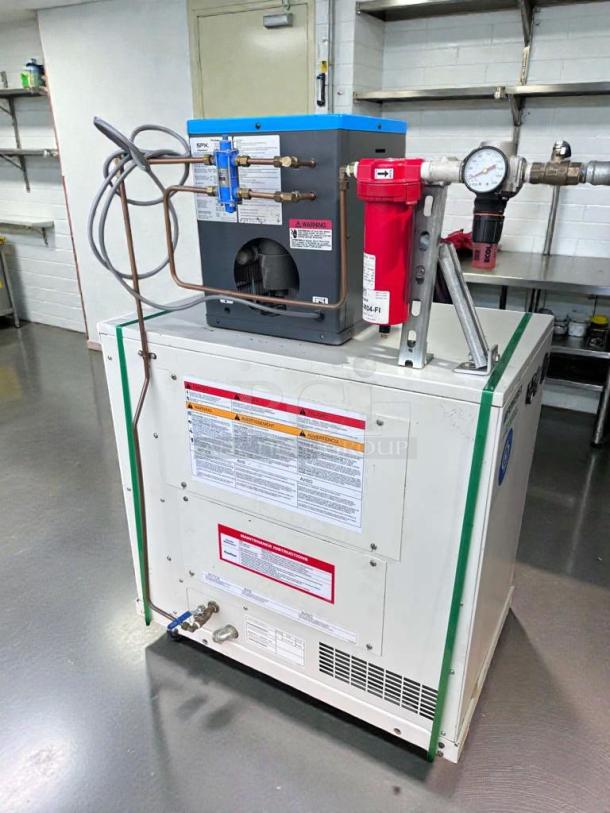 Superior condition Powerex oil-less scroll air compressor with SPX Hankison HPR5-10 air dryer, 115V, fully tested.