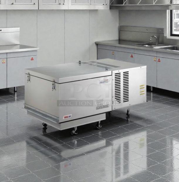 Heatcraft PRO3 condensing unit, high-grade condition, stainless steel, model HTC-L_PRO3-0121, 115V, fully tested, USA made.