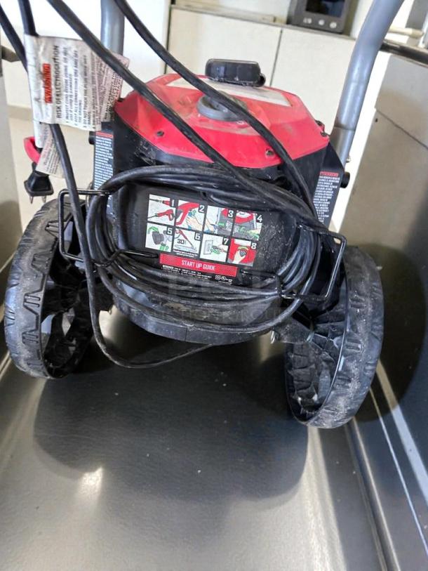 Craftsman electric pressure washer, 2100 PSI, 1.2 GPM, excellent condition, tested and working, model CRF-S-PW-0122.