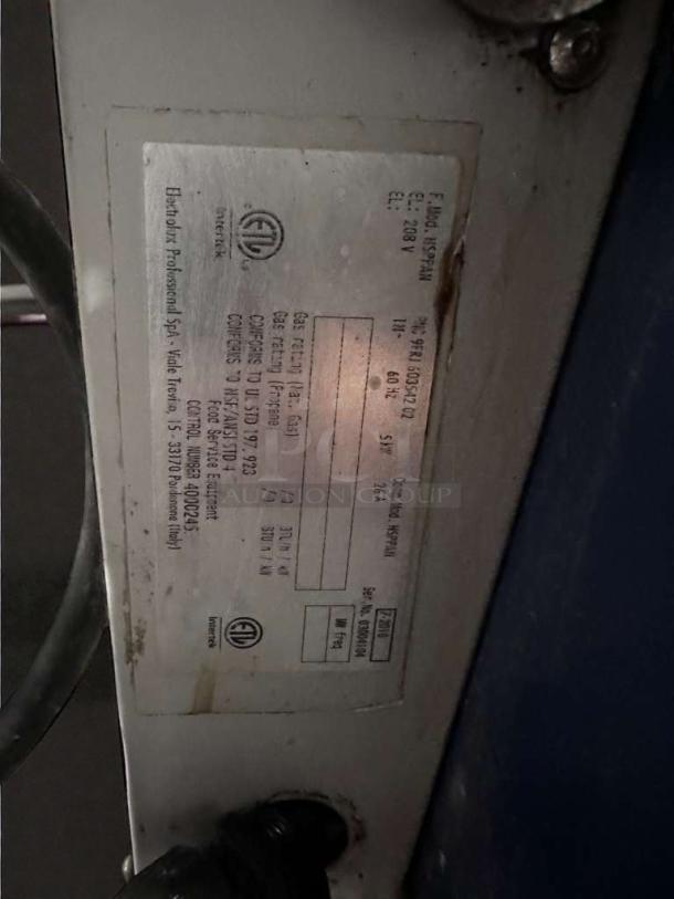 Electrolux HSG Panini Grill, Blue Series, model ELX-L-HSG-0125, 208V, single phase. Immaculate condition, tested working.