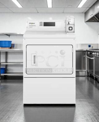 General Electric coin-operated dryer, model DCCD330ED2WC, in immaculate condition, fully tested and working.