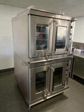High-Grade Condition – Montague Double-Stack Commercial Electric Convection Oven – 208V / Single Phase – Fully Tested & Working! - Item #1227436
