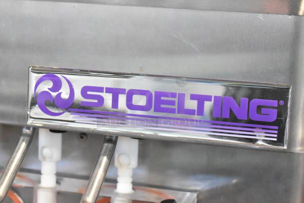 Stoelting F231 stainless steel 2-flavor soft serve machine, model F231-18I2YGAD1, on casters, 208-240V, 1 phase.