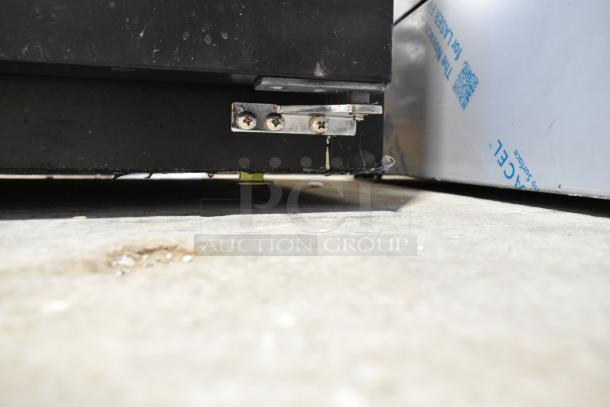 BRAND NEW Avantco 178UBB72HC 73" black back bar refrigerator. Minor scratches and dents. LED lighting, 115V, 1 phase.