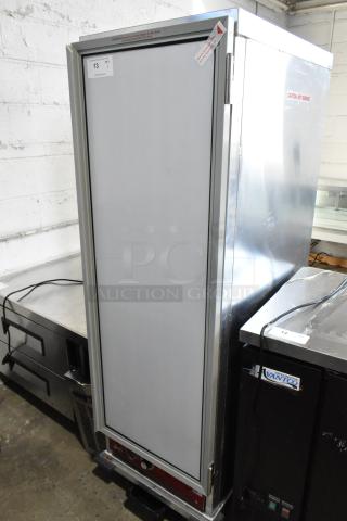 Brand new Avantco 177HEAT1836I insulated heated holding cabinet, clear door, on casters, 120V, 1 phase, with scratch and dent.
