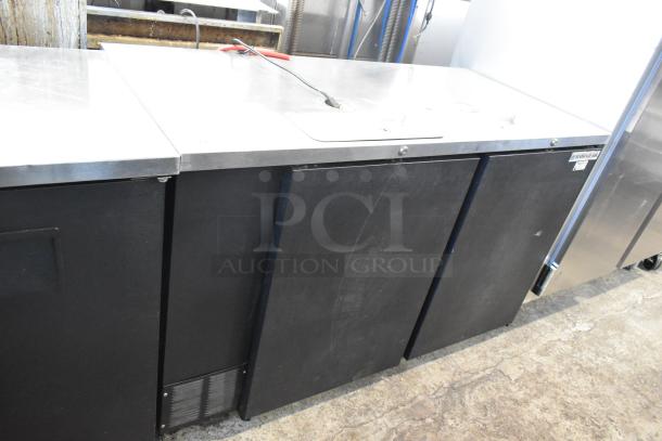 Beverage Air DD58 commercial kegerator with beer tower, couplers; metal build, 115V, 1 phase, good condition.