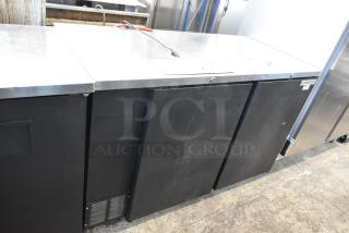 Beverage Air DD58 commercial kegerator with beer tower, couplers; metal build, 115V, 1 phase, good condition.