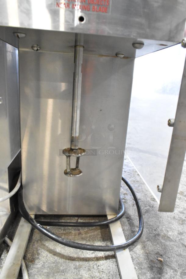 Flavor Fantasia MR-7 stainless steel commercial countertop drink mixer, 115 volts, 1 phase, in used condition.