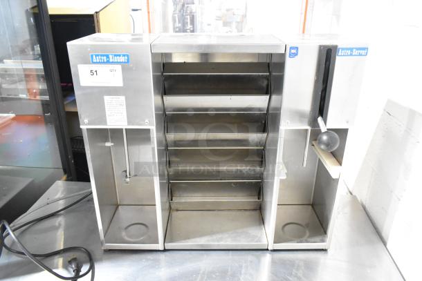 Astro Blender AM-2 stainless steel commercial Mix-N-Blender, 115V, 1 phase, with visible label and control panel, in good condition.