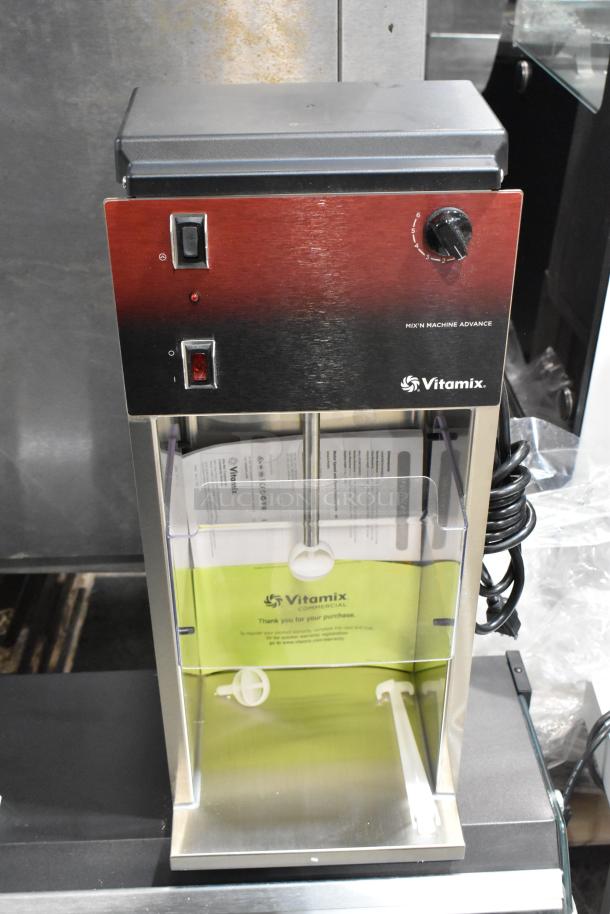 BRAND NEW Vitamix 965580 Mix'n Mixer Advance, 1/2 hp, single head, pre-programmed dessert mixer with soft ice cream agitator.