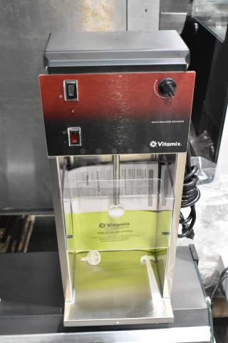 BRAND NEW SCRATCH AND DENT! 2025 Vitamix 580 965580 Mix'n Mixer Advance 1/2 hp Single Head Pre-Programmed Countertop Frozen Dessert Mixer with Permanent Soft Ice Cream Agitator. 115 Volts, 1 Phase. - Item #1227606